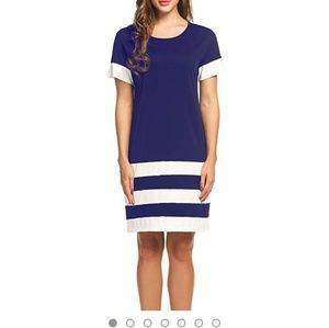 NWT Navy Color Block Dress